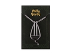 Hurdy Gurdy necklace Stainless steel silver